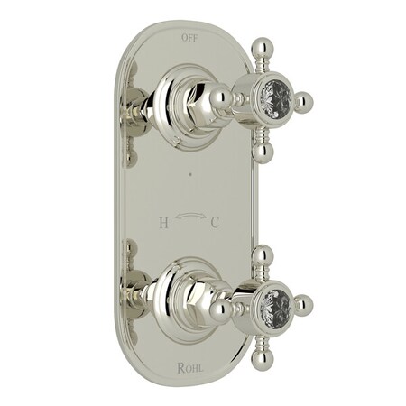 Rohl Italian Bath Trim For 1/2" Thermostatic/Diverter Control Rough Valve A4964XCPN
